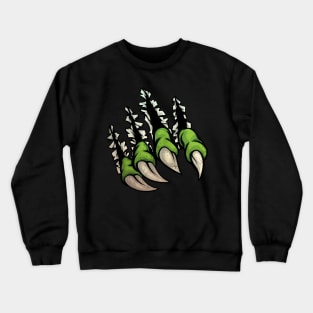 Monster claws scratching Crewneck Sweatshirt